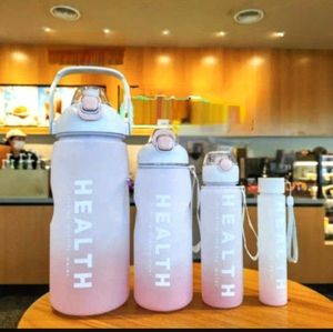 Half Gallon Water Bottle Set of 4 in 1 Bottles BPA Free